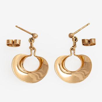 Korvakorut, 14K kultaa, A. Tillander.