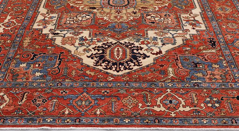 A Zigler Heriz design carpet, 306 x 250 cm.