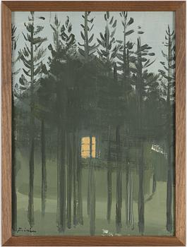 Vera Frisén, Cottage Among the Trees.