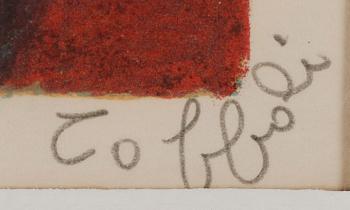 LOUIS TOFFOLI, färglitografi, sign, EA.