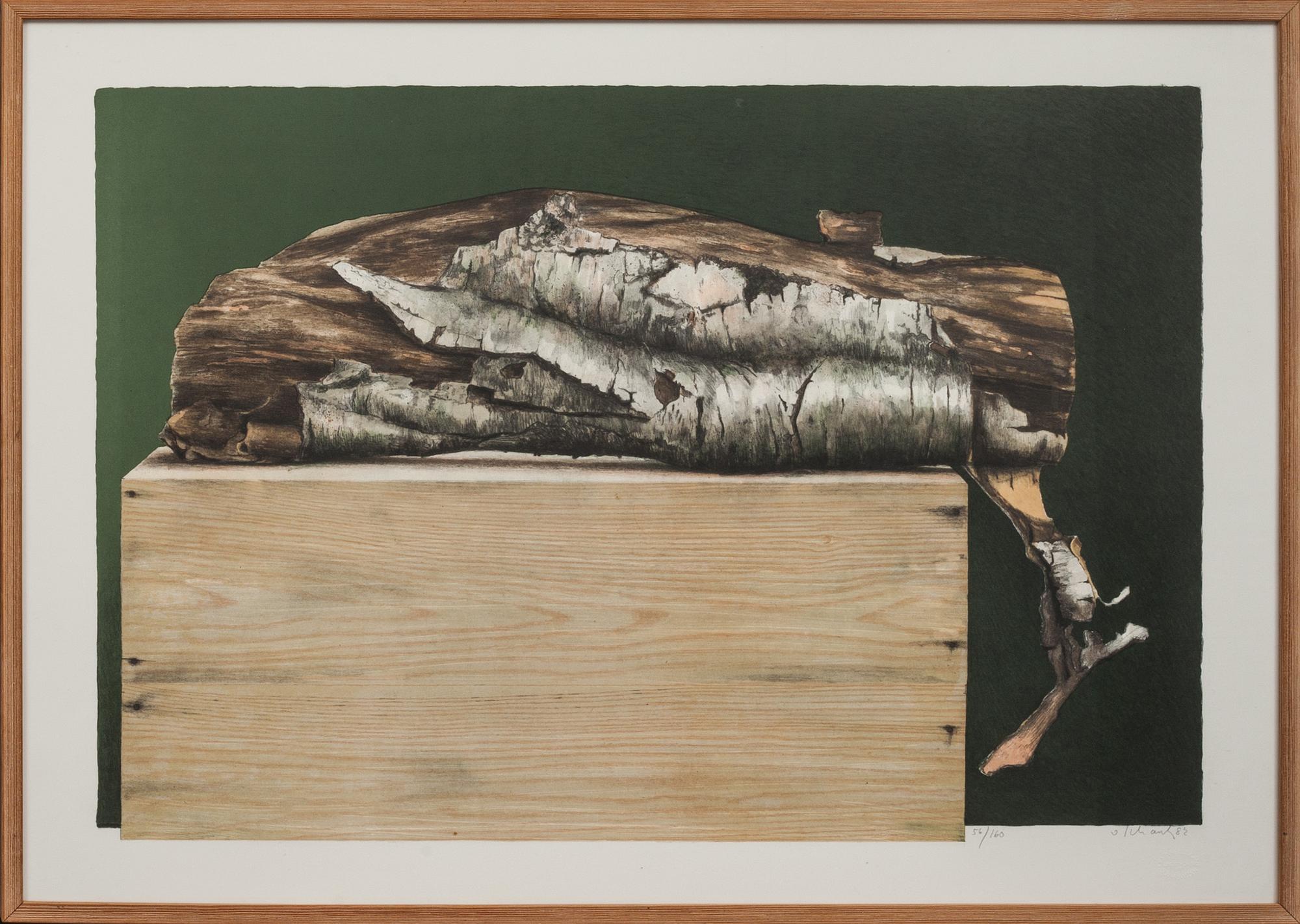 PHILIP VON SCHANTZ, färglitografi, signerad, numrerad 56/160 och daterad 82.