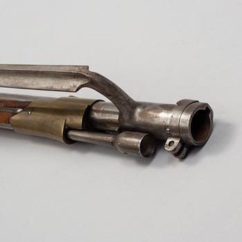 A Swedish percussion rifle 1845-54 pattern.