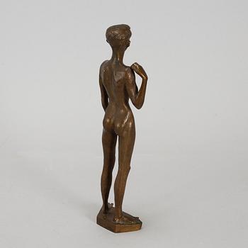 A bronze sculpture by Stig Blomberg, Foundry mark, signed.