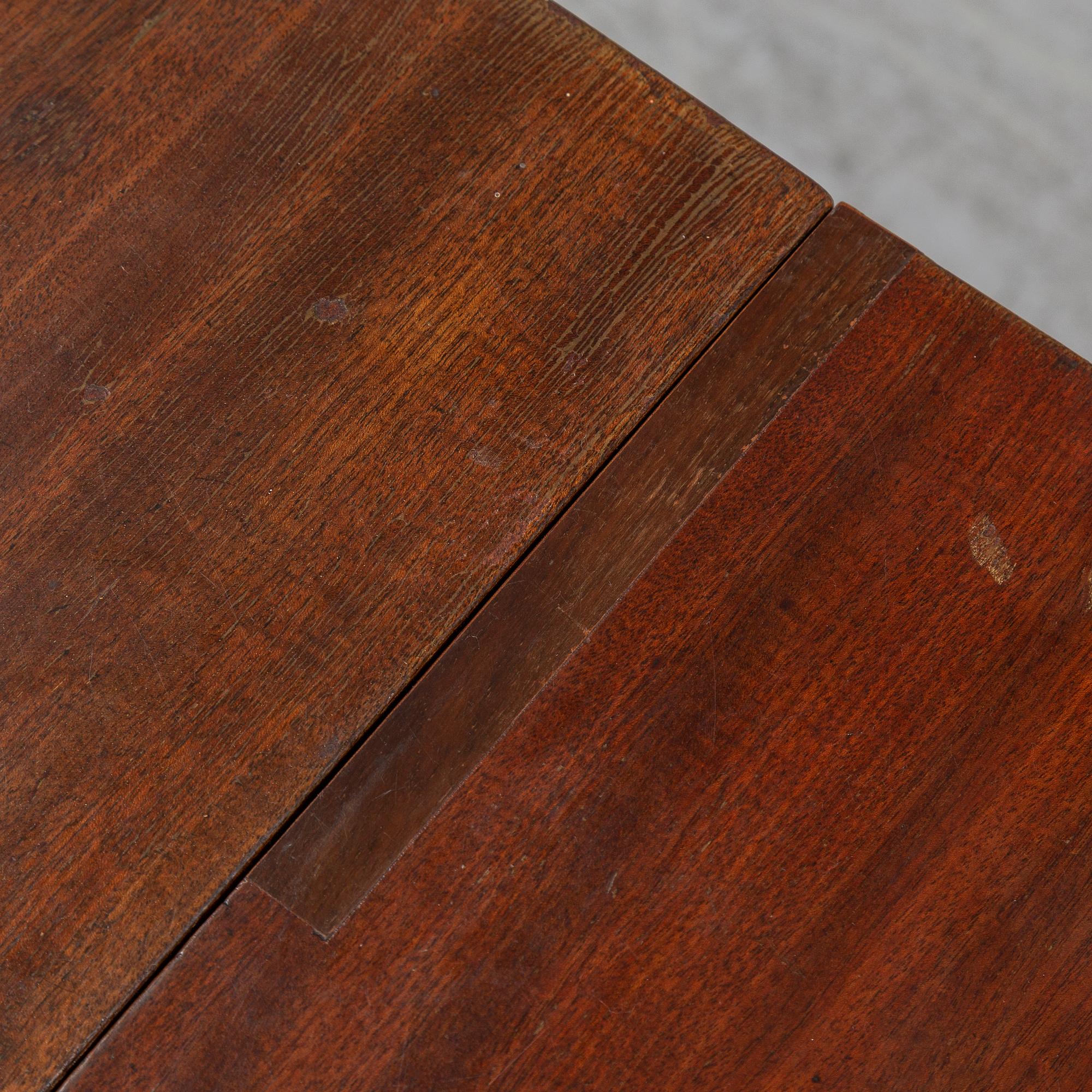 KLAFFBORD, Empire, stockholmsarbete, otydligt signerat och daterat 1833.