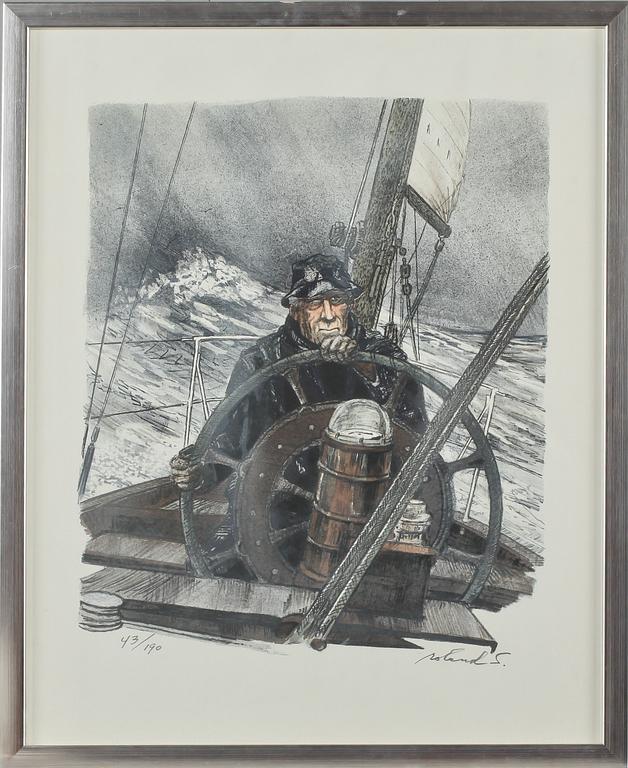 ROLAND SVENSSON, färglitografi, signerad och numrerad 43/190.