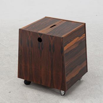 Rolf Hesland, a rosewood-veneered magazine rack/minibar from Bruksbo, Norway, 1960's.