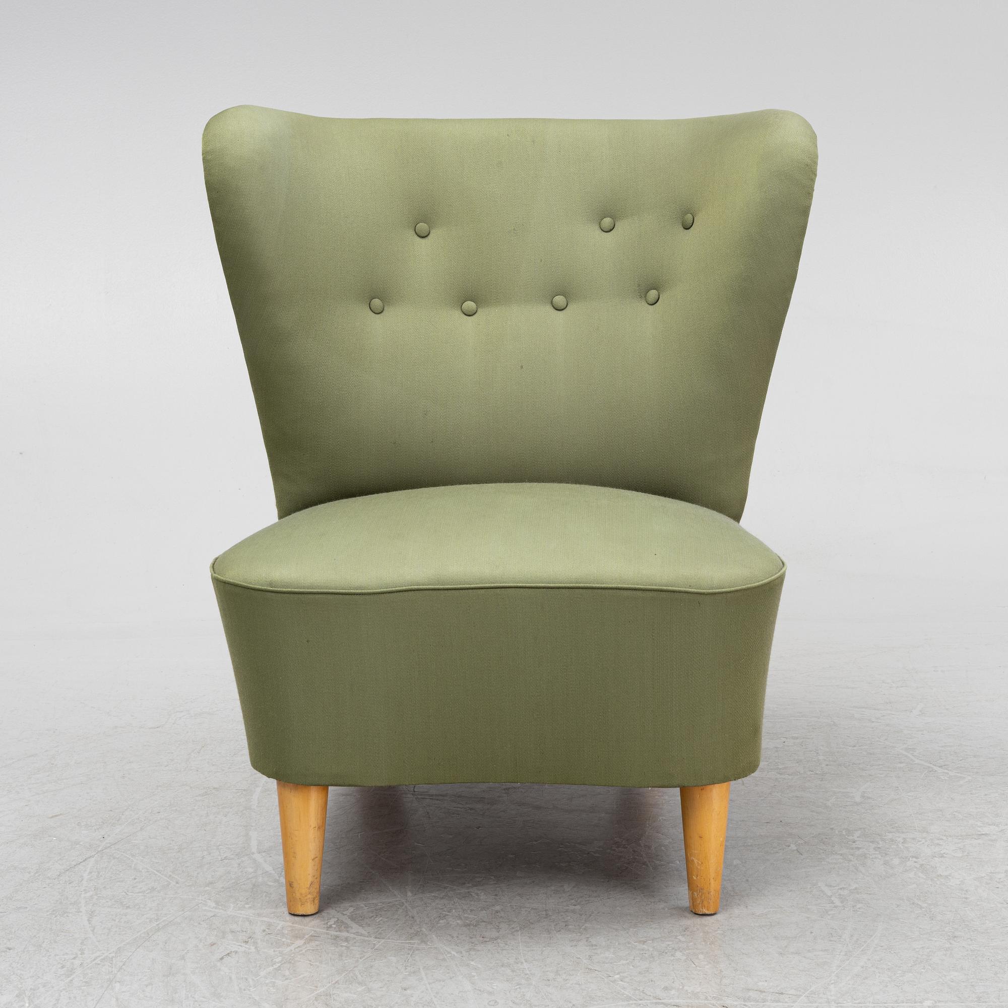 A Swedish Modern lounge chair, 1940's.