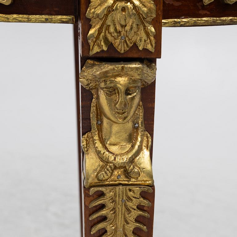 Side table, Empire style, late 19th century.