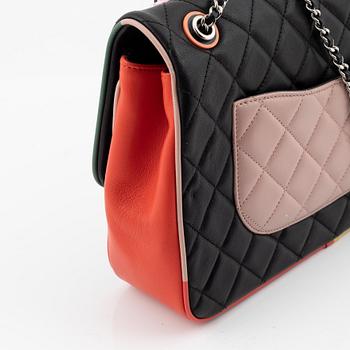 Chanel, a multicolour quilted leather 'Large Flap Bag', 2017.