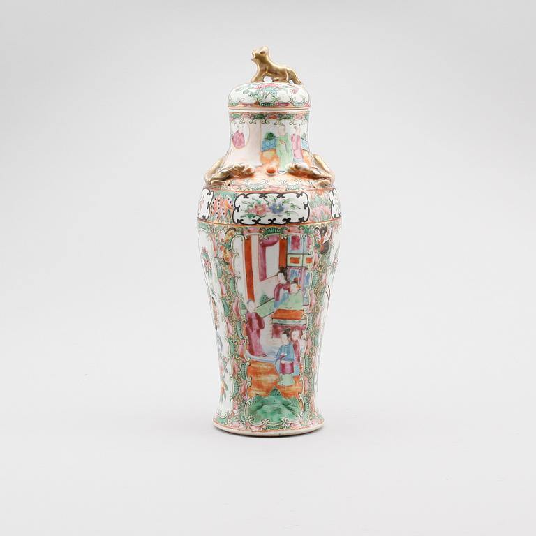 LOCKURNA, porslin, Kina, Kanton, 1800-tal.