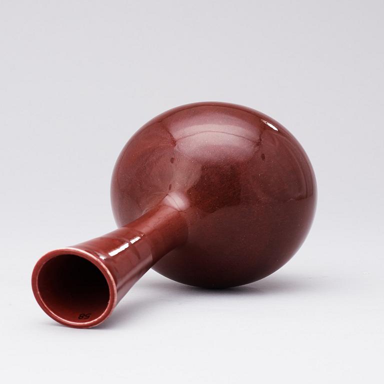 A Berndt Friberg stoneware vase, Gustavsberg Studio 1978.