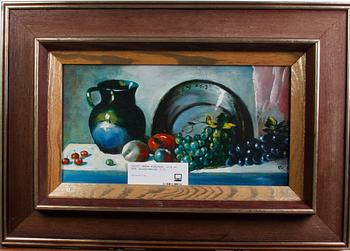 OKÄND KONSTNÄR, olja på duk, monogramsign. C.G.