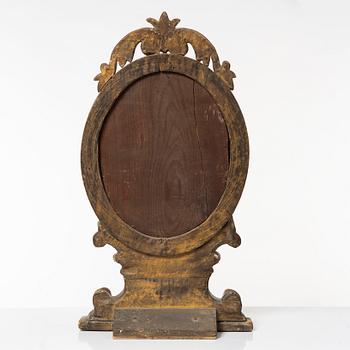 Table mirror, 19th century.