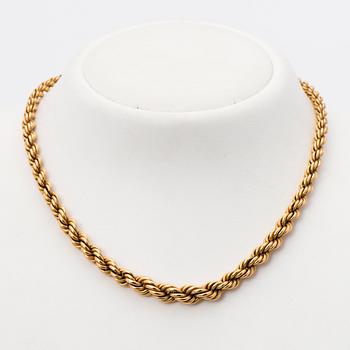 A NECKLACE, 18K gold.