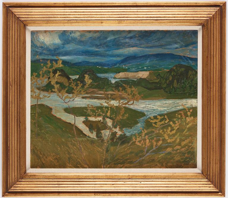 Helmer Osslund, Summer evening in Ådalen.