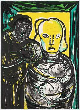 Lena Cronqvist, Utan titel, ur mappen: "August Strindberg, Ett Drömspel".