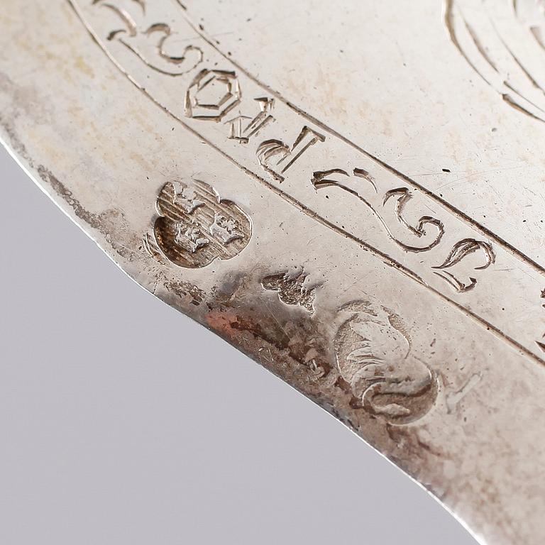 SUPSKEDAR, 1 par, silver, möjligen Holland, 1900-tal. Vikt ca 120 gram.