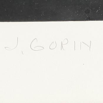 JEAN GORIN, färgserigrafi, signerad och numrerad 5/175.