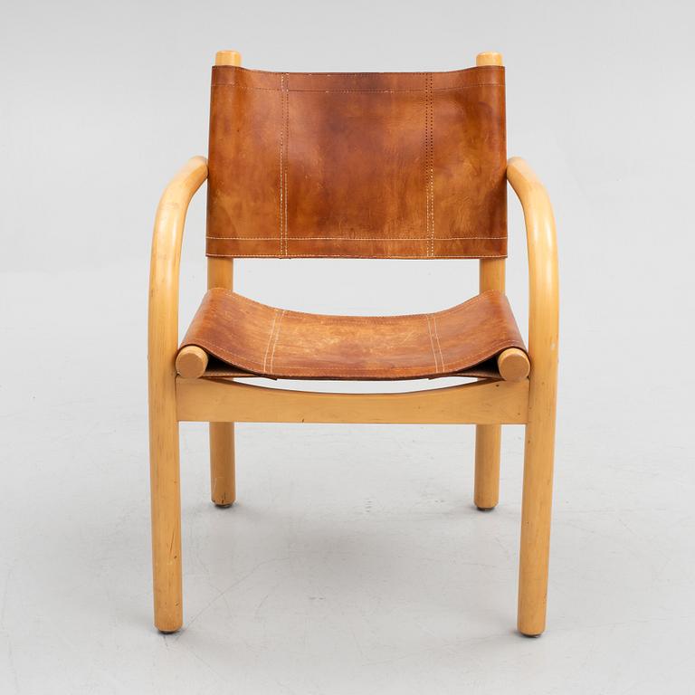 Ben af Shultén, karmstol, modell 411, Artek, Finland, 1900-talets slut.