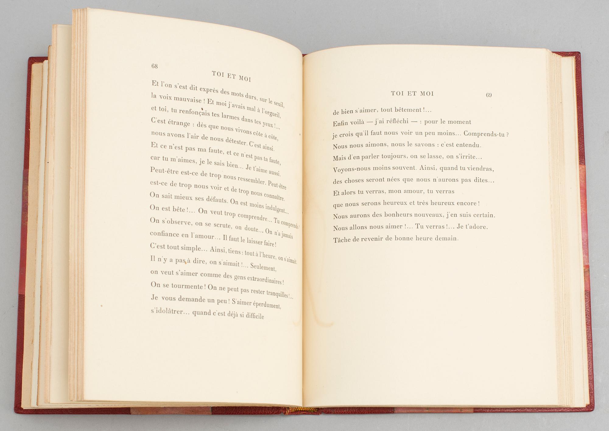 BOOK, Inscribed by Zola.