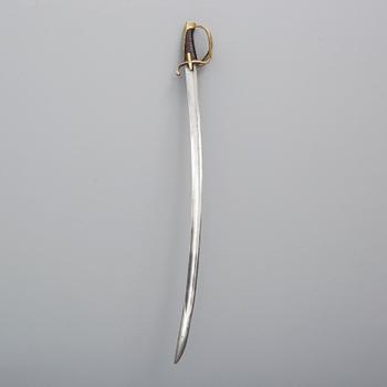 An early 19th century cavalry saber.