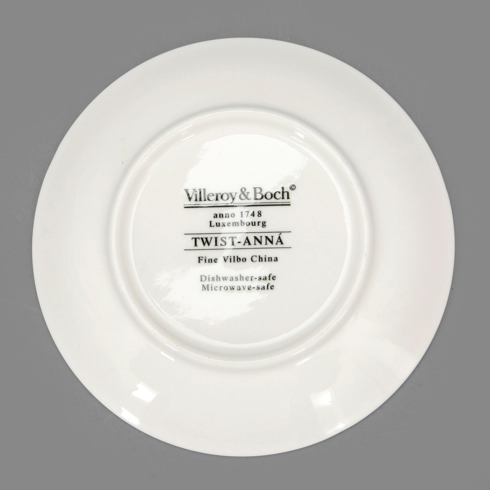KAFFESERVIS, 5+1 delar, porslin, "Twist Anna" Villeroy & Bosch, Tyskland.