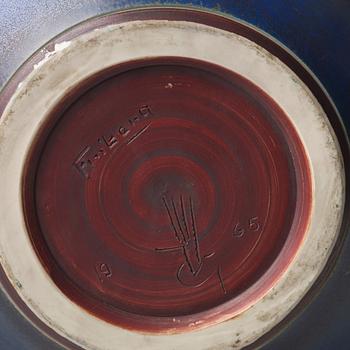 Berndt Friberg, a large stoneware  vase, Gustavsberg studio, Sweden 1965.