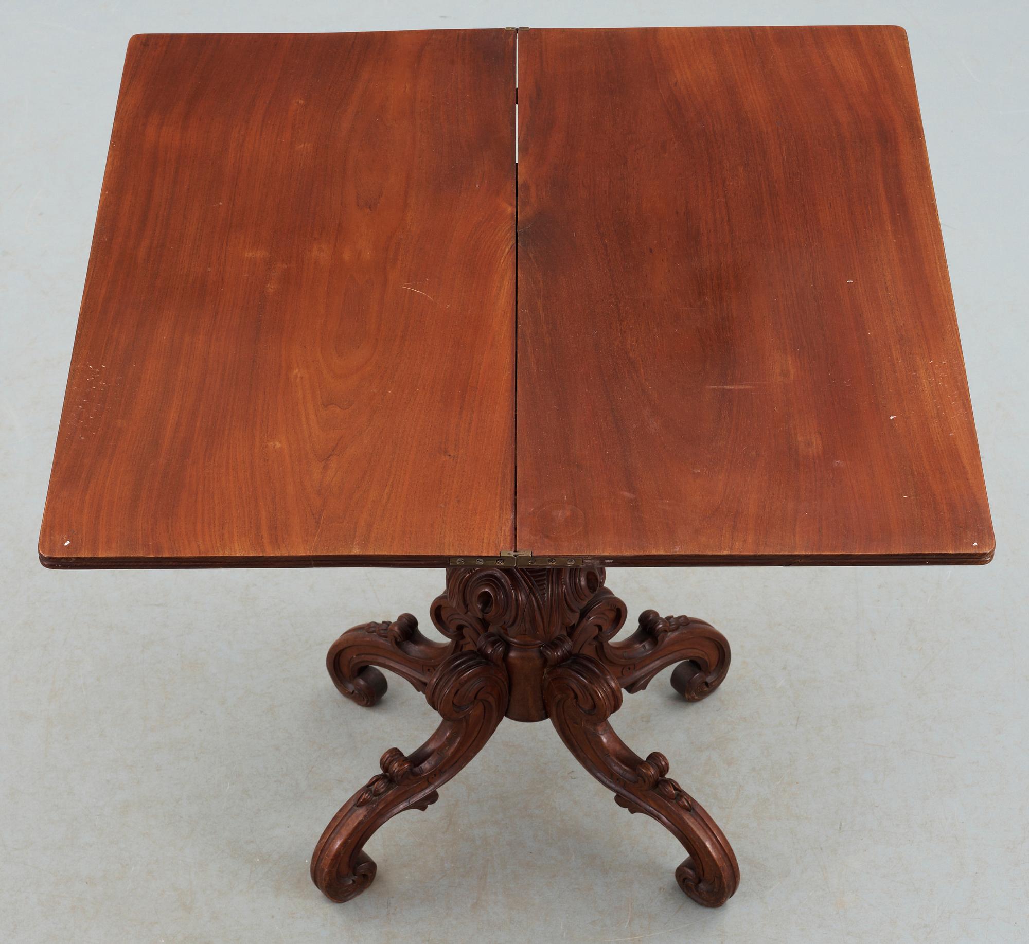 SPELBORD, nyrokoko, 1800-talets slut.