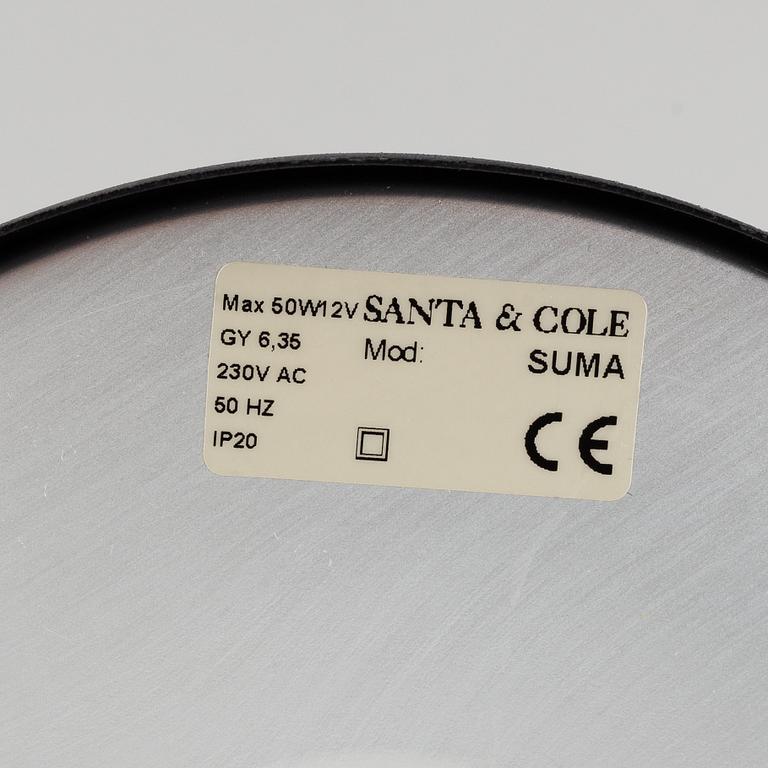 A pair of 'Suma' table lamps by Santa & Cole.