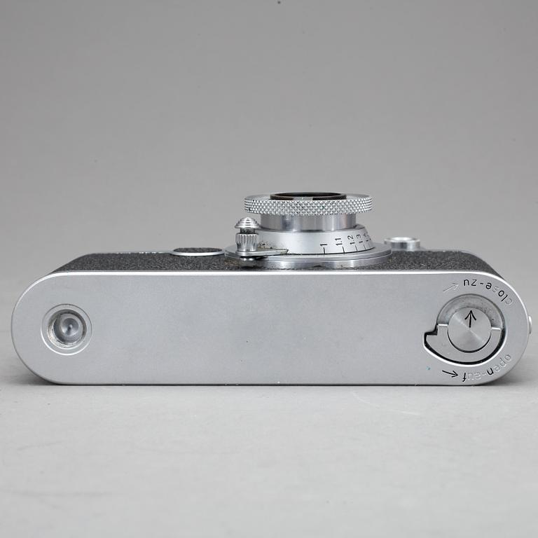 KAMERA. Leica IIf, nr. 677244, Wetzlar, Tyskland, 1954.