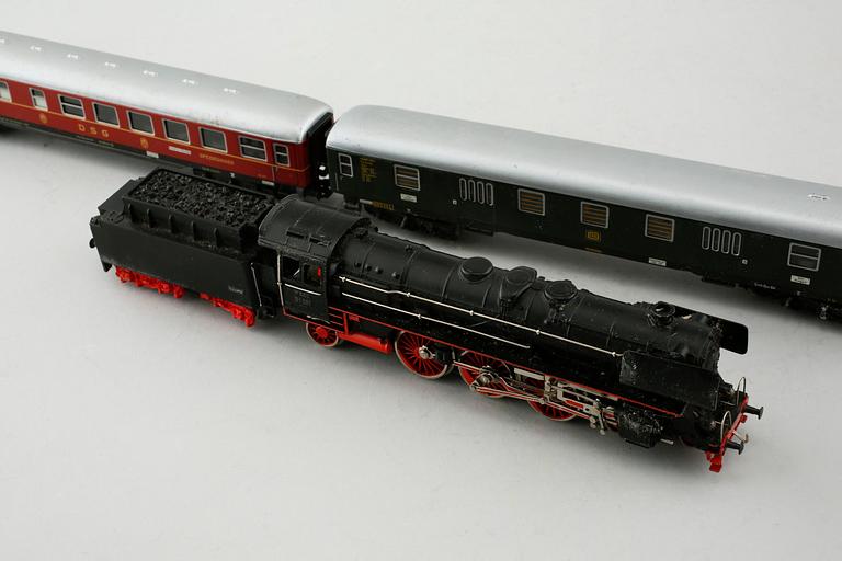 PARTI MODELLTÅG, Märklin, Set #2915 samt #3126, Tyskland, 1900-talets andra hälft.