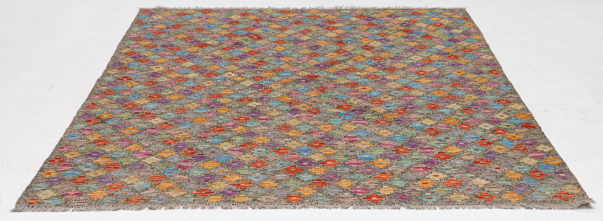 Kelim, modern, 240 x 182 cm.