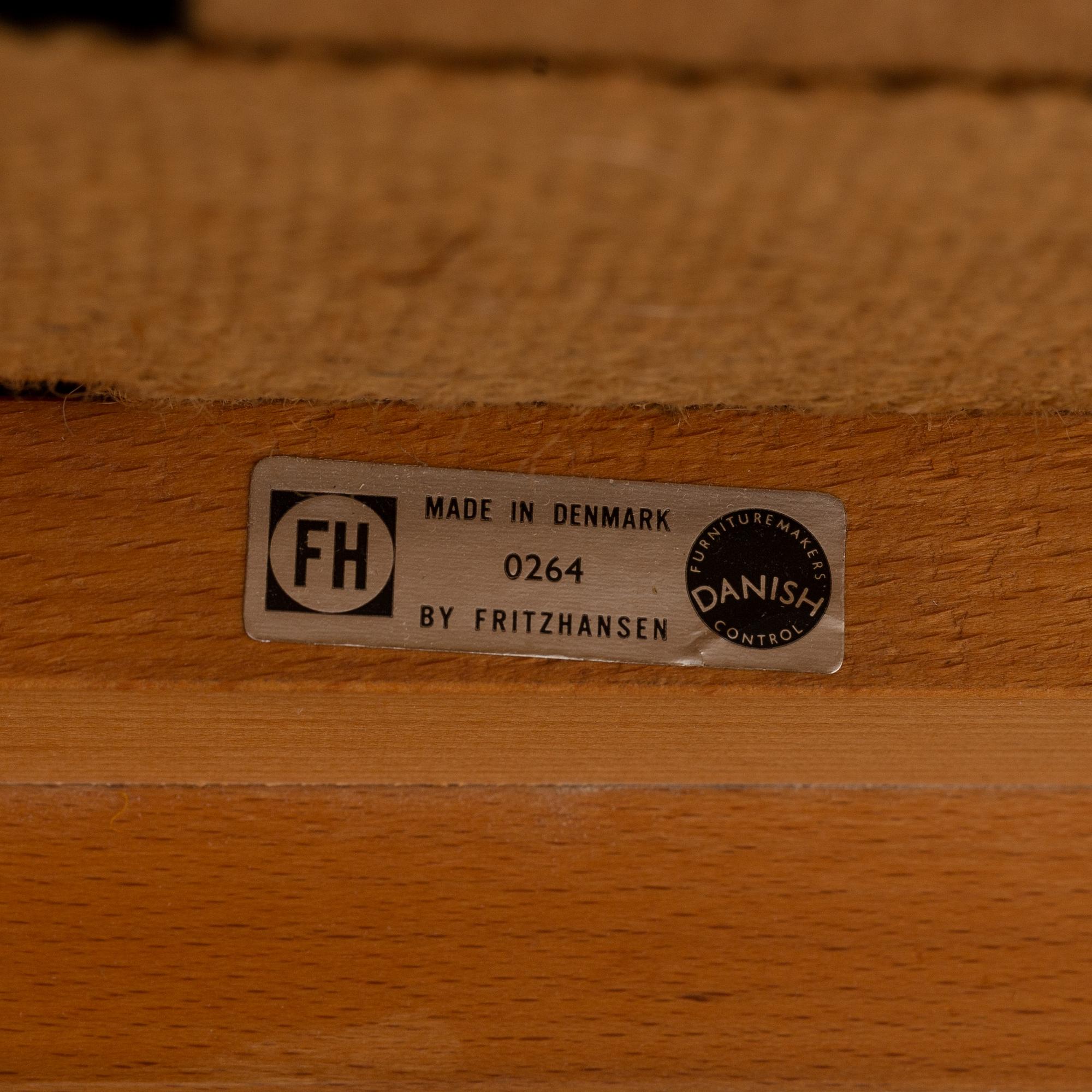 Børge Mogensen, soffa, "Tremme", Fritz Hansen, Danmark.