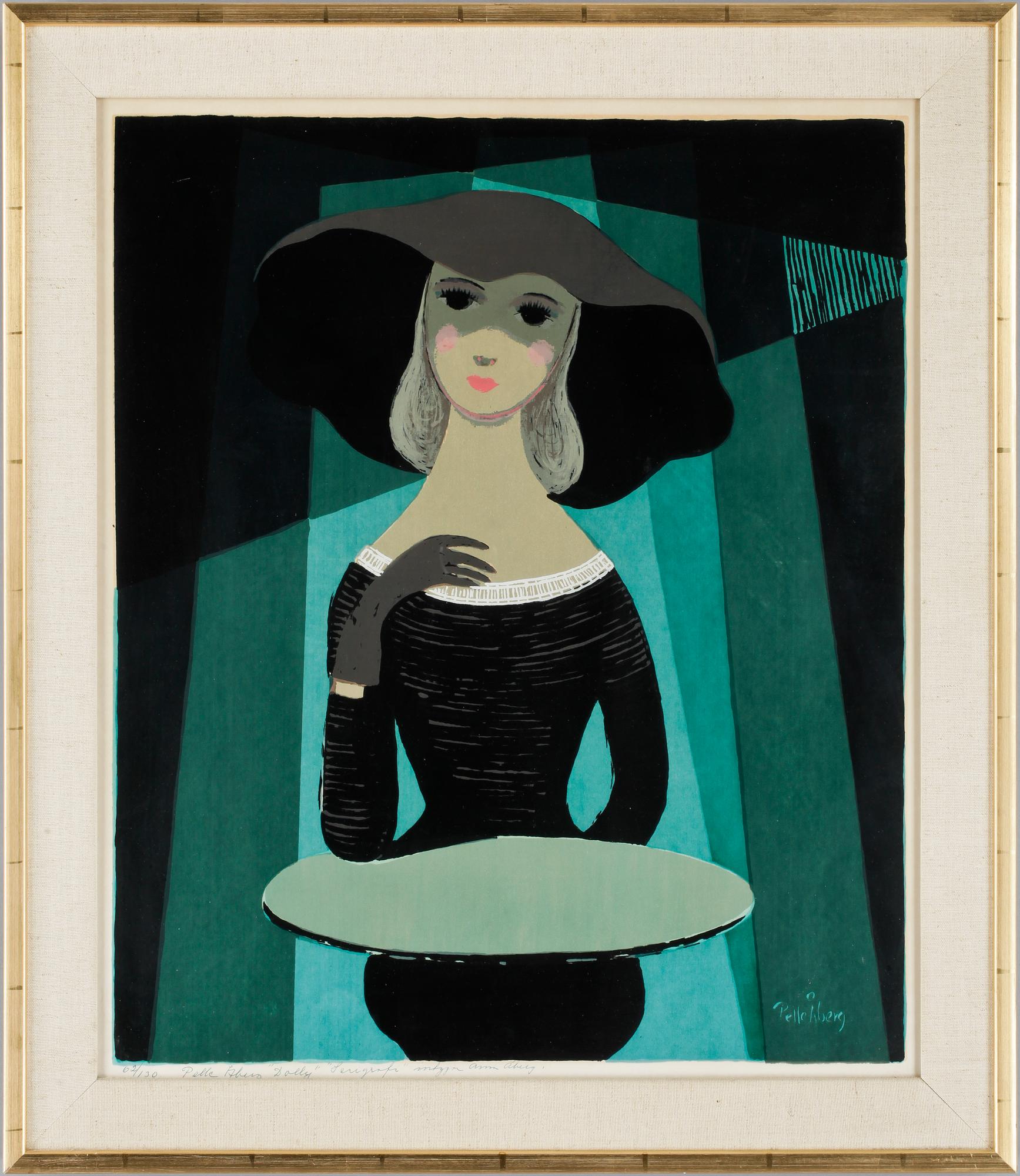 PELLE ÅBERG, färgserigrafi, sign i tryck senare numr 62/130.