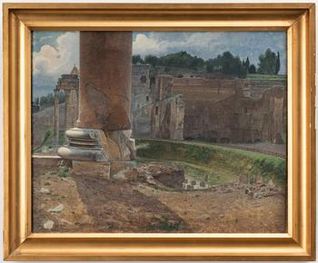 Unknown artist. 19th century. Forum Romanum, Rome.