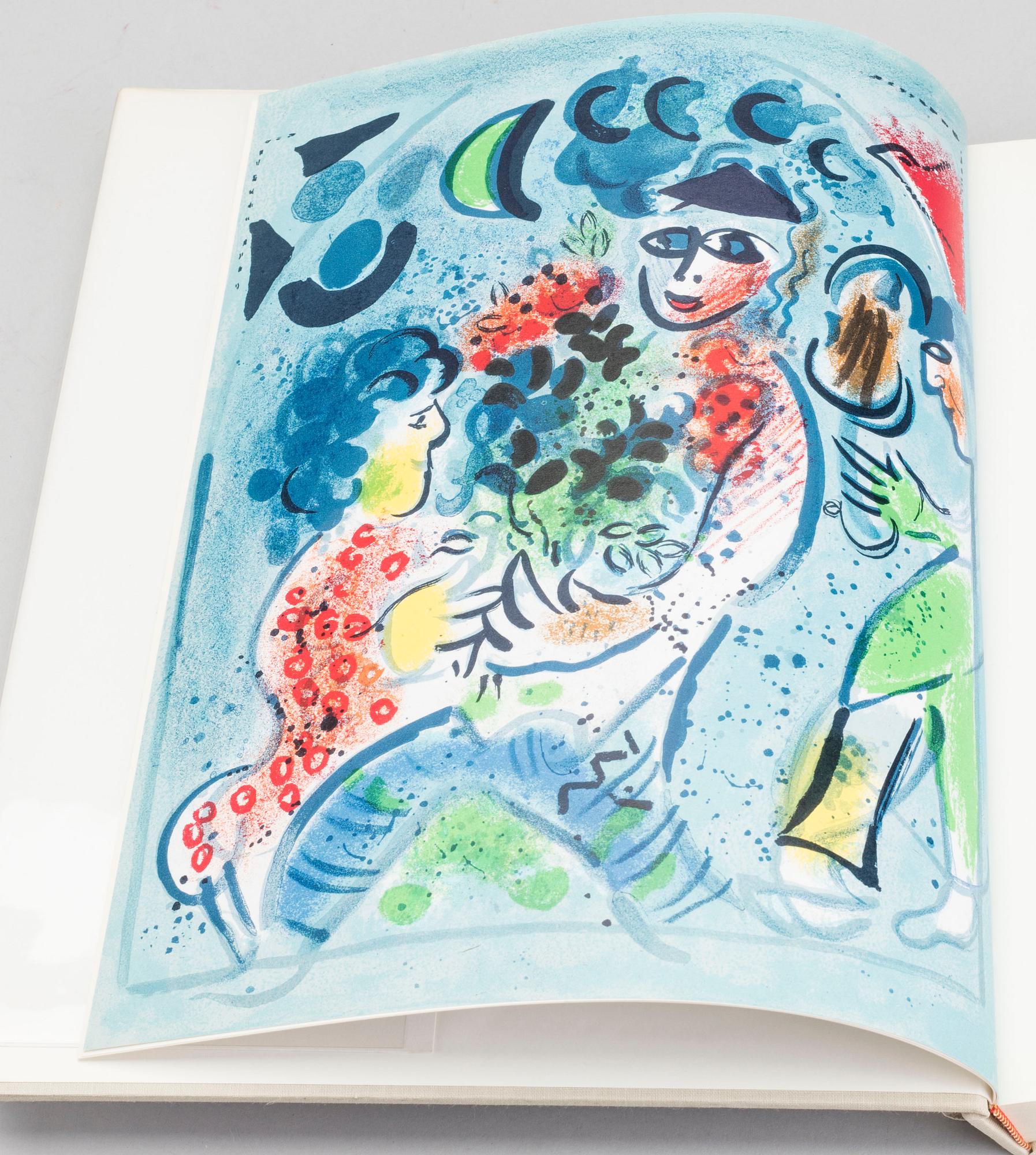 BÖCKER, "Chagall Lithographe II, 1957-62" & "Chagall Lithographie III, 1962-1963". 12 + 2  litografier.