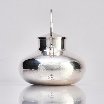 Carl-Gustaf Jahnsson, a silver teapot, Stockholm 1969.