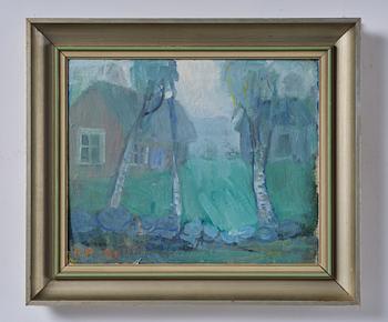 Ragnar Person, Landscape with House.