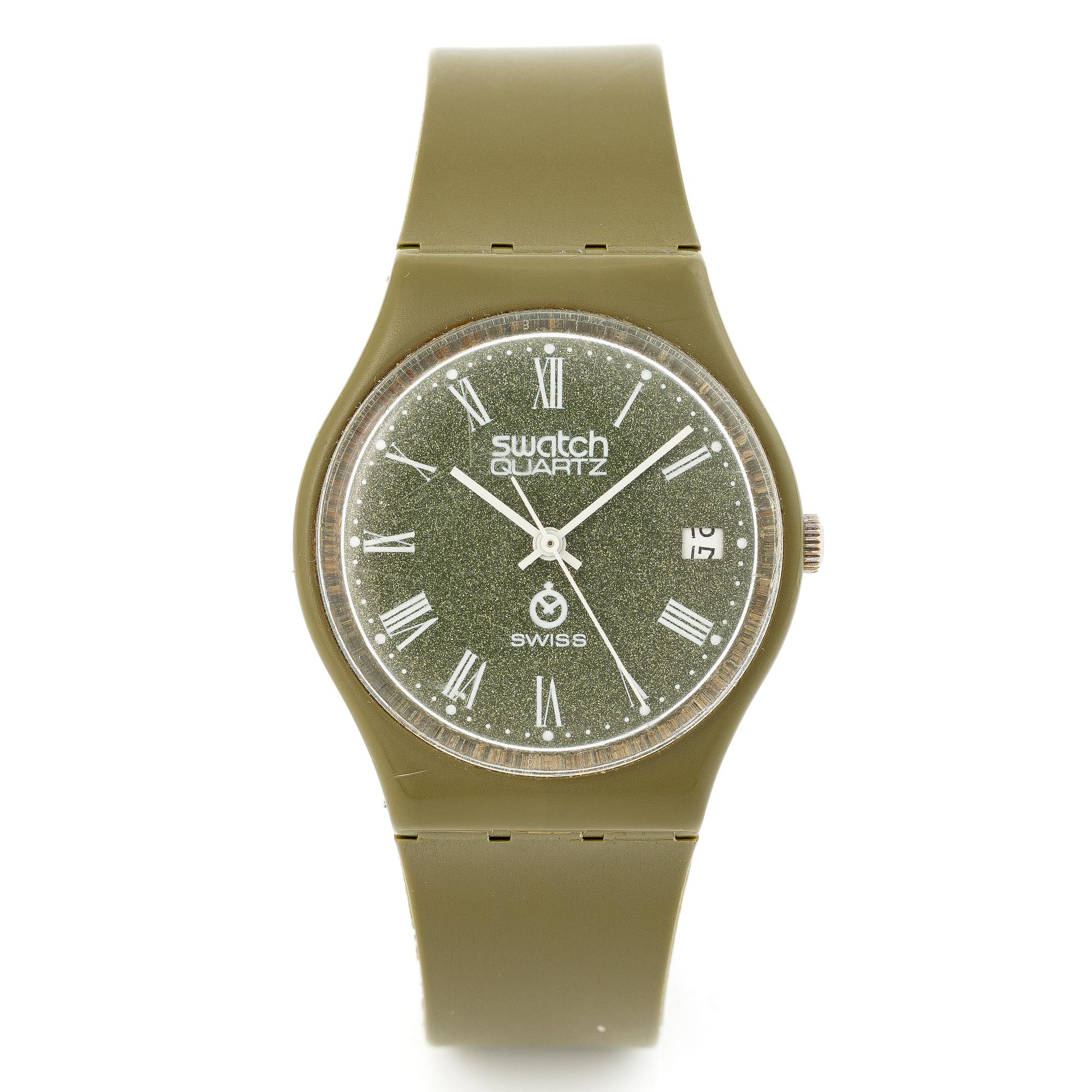 Swatch, "Fachhandelslogo", "First year production", armbandsur, 34 mm.