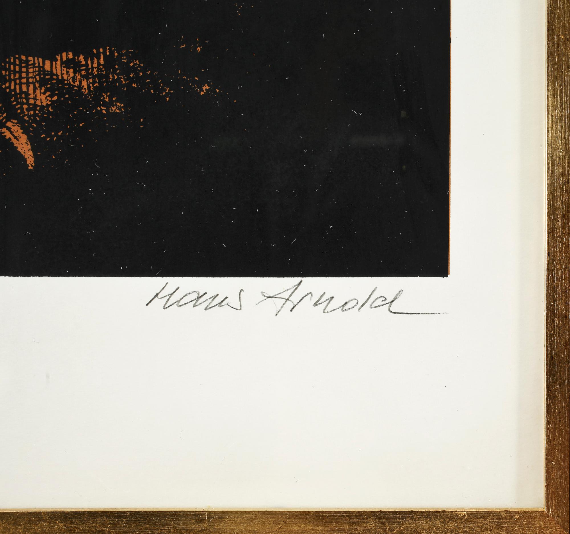 HANS ARNOLD, "Monster Lisa", litografi, sign o numr 162/200.