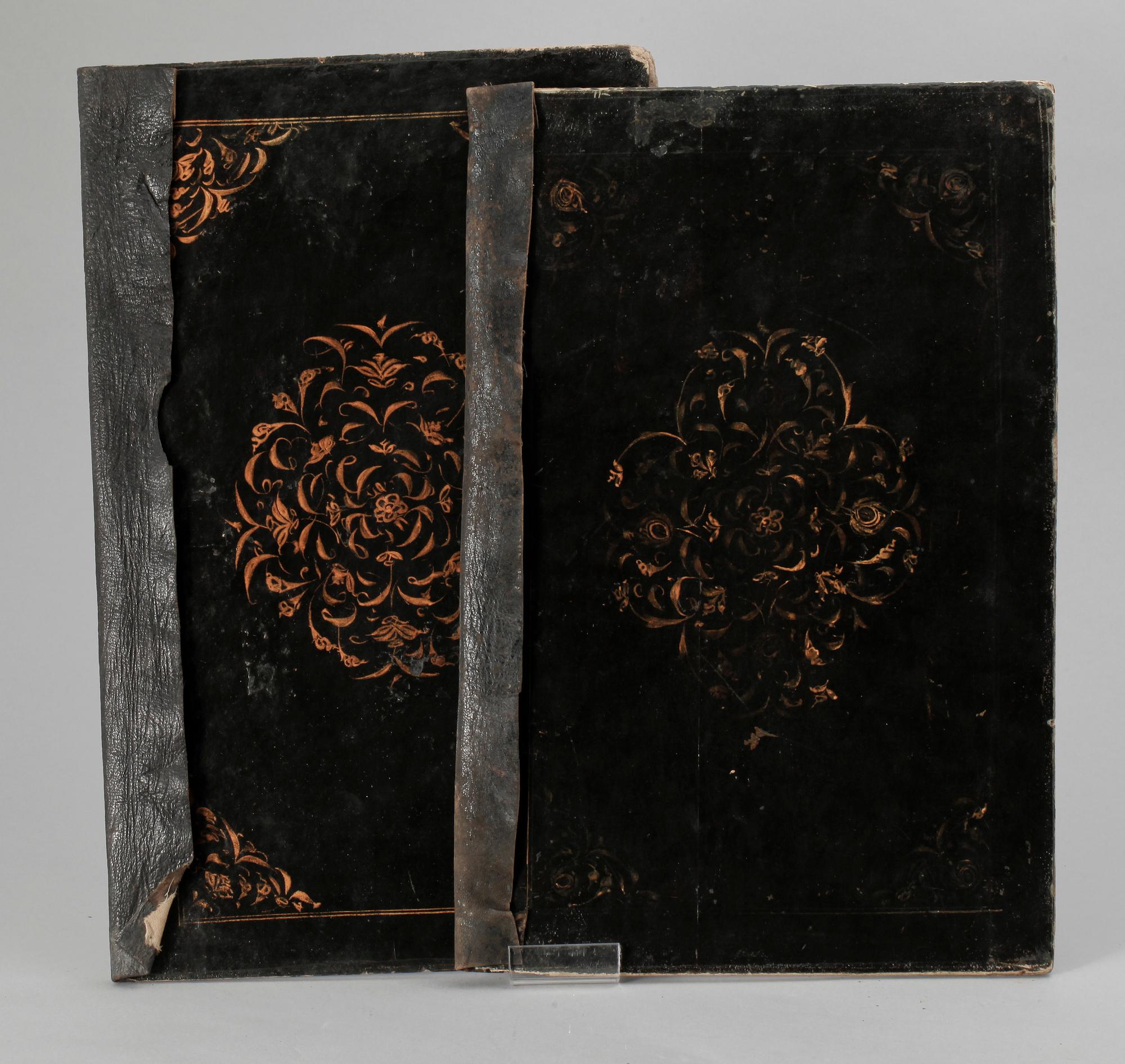 BOKOMSLAG. Troligen Kagar, Iran, 1800-talets mitt.