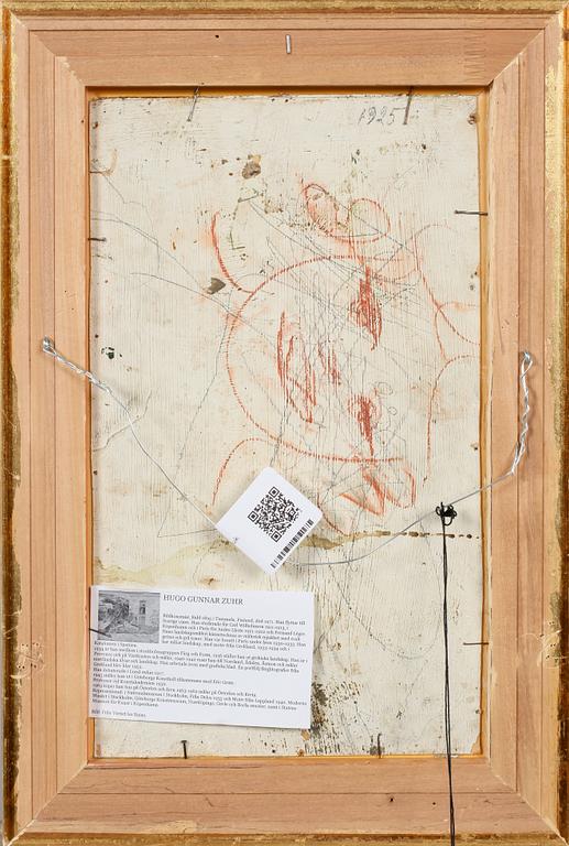 HUGO ZUHR, olja på duk, monogramsignerad.