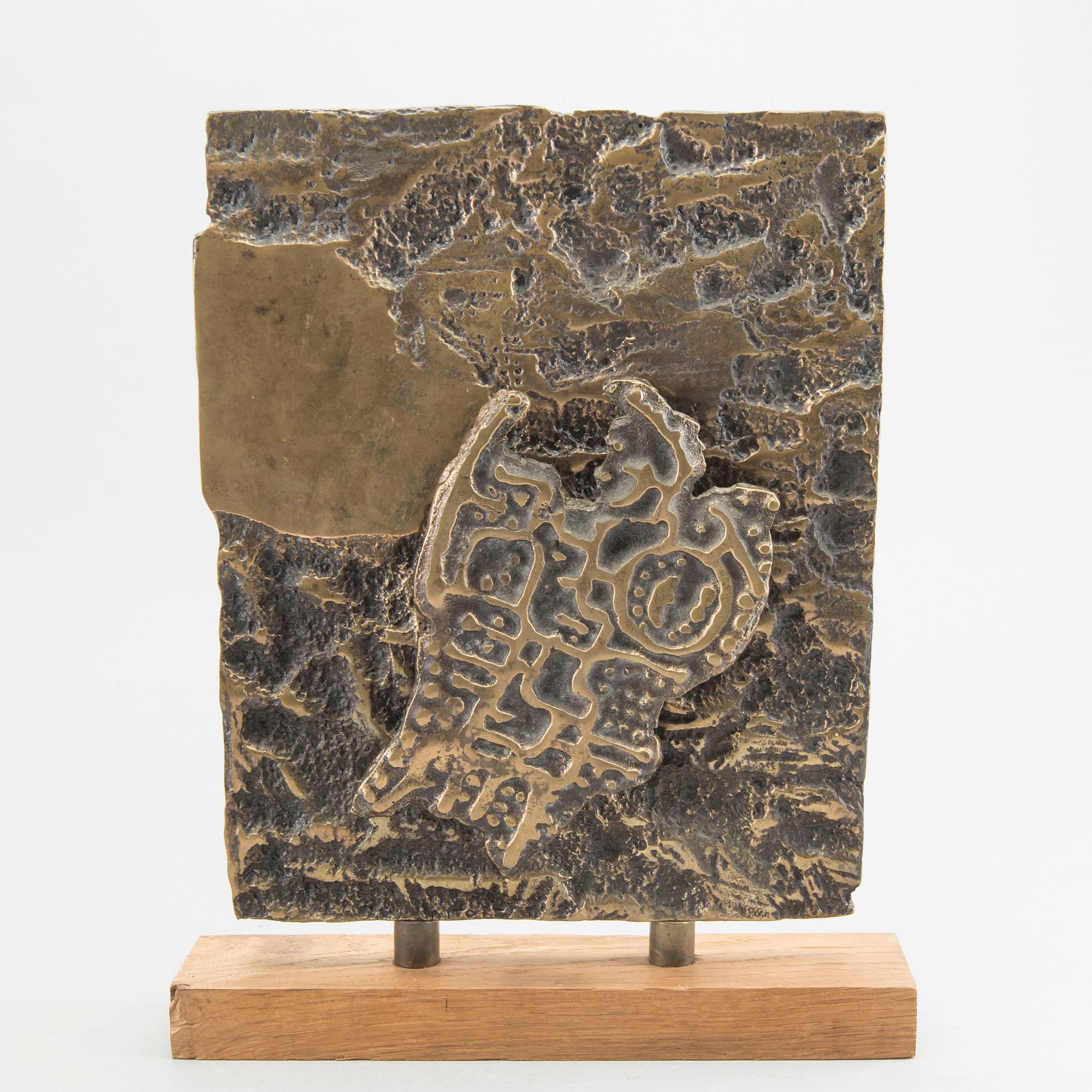 MAX PAPART, sculpture patinated bronze signed and numbered 1/8.