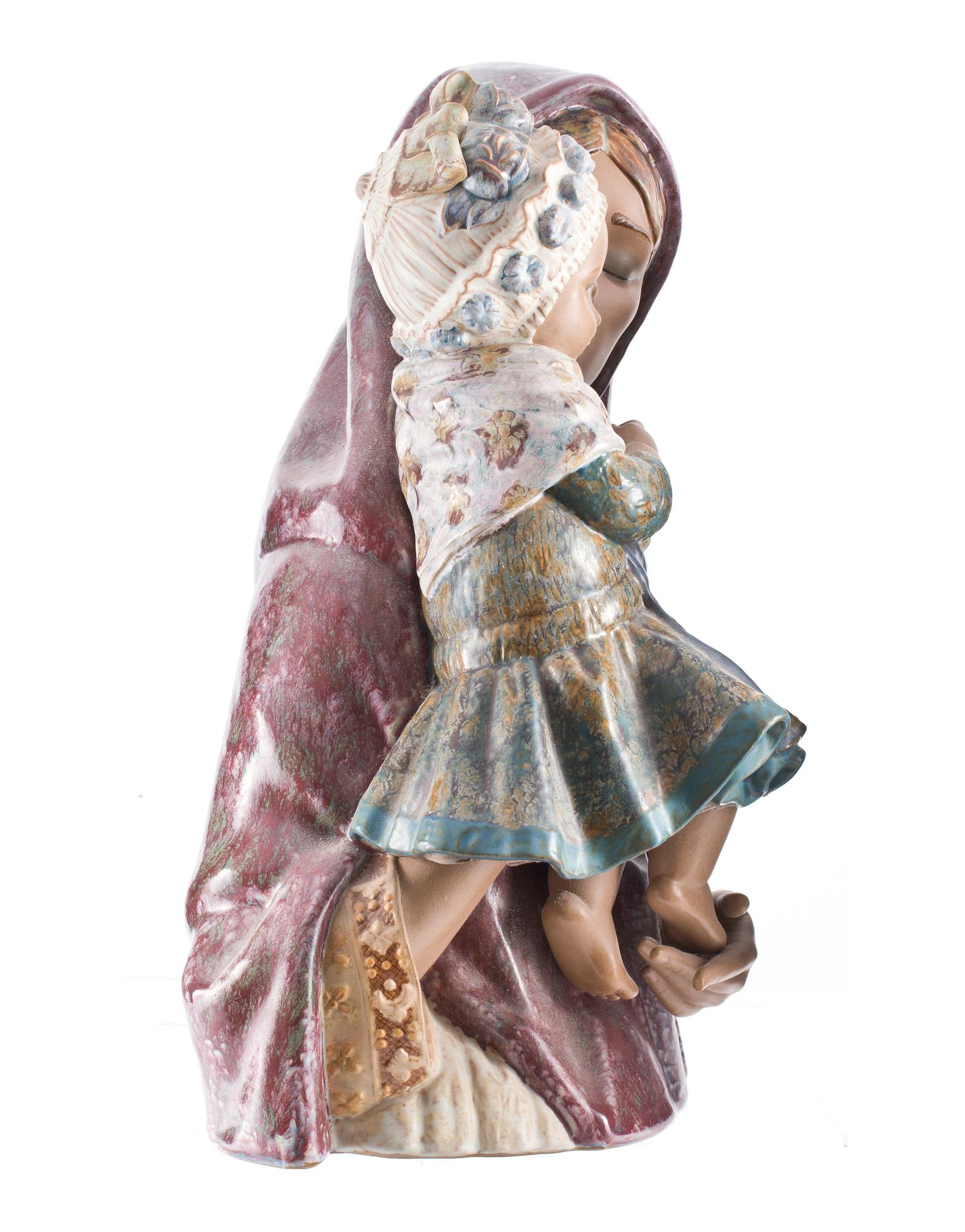 FIGURGRUPP, stengods, Lladro.