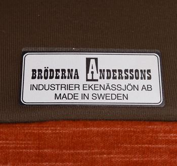 SOFFA OCH FÅTÖLJER, 1 par, Bröderna Andersson, Ekenässjön, 1900-talets andra hälft.