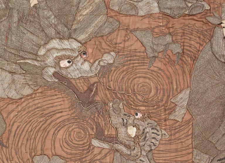 BRODERI, siden, Kina, tidigt 1900-tal.