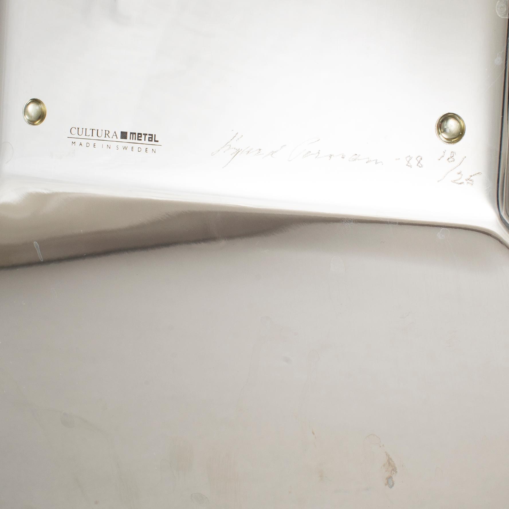 SIGURD PERSSON, two 'Cultura' plates, 1988.