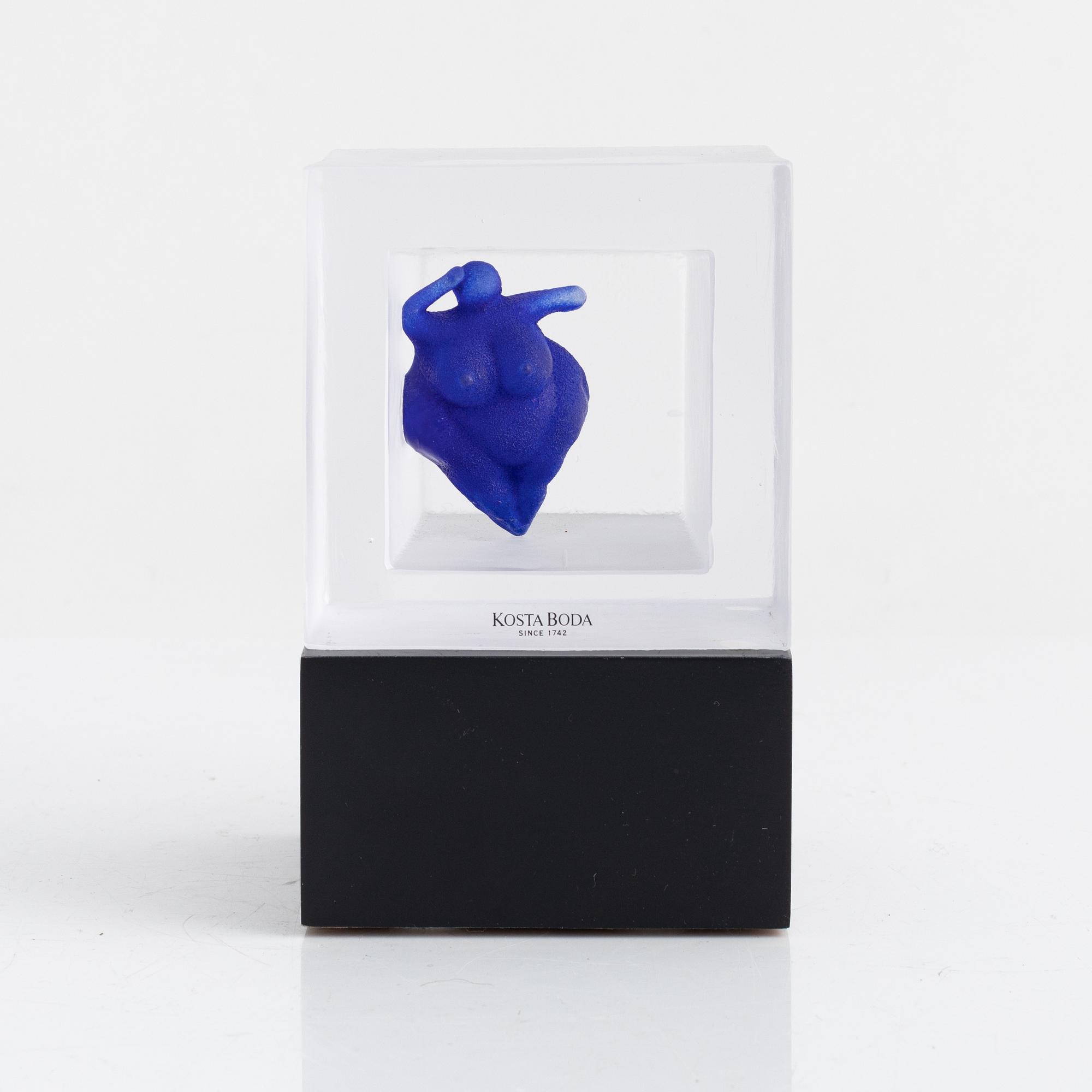 Kjell Engman, a glass sculpture, Kosta Boda.