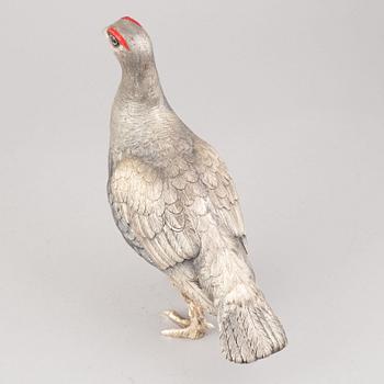 A large 20th century silver 925/1000 Grouse.