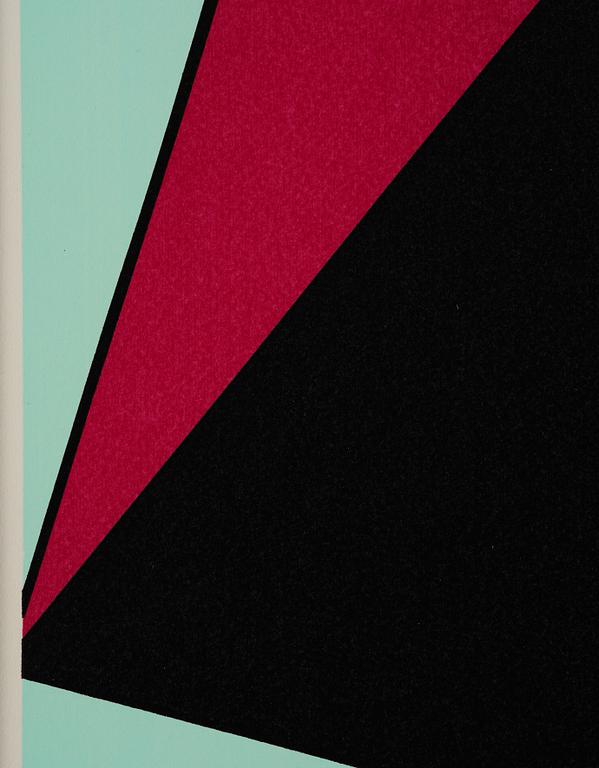 Olle Bærtling, "Thème noir rouge blanc".